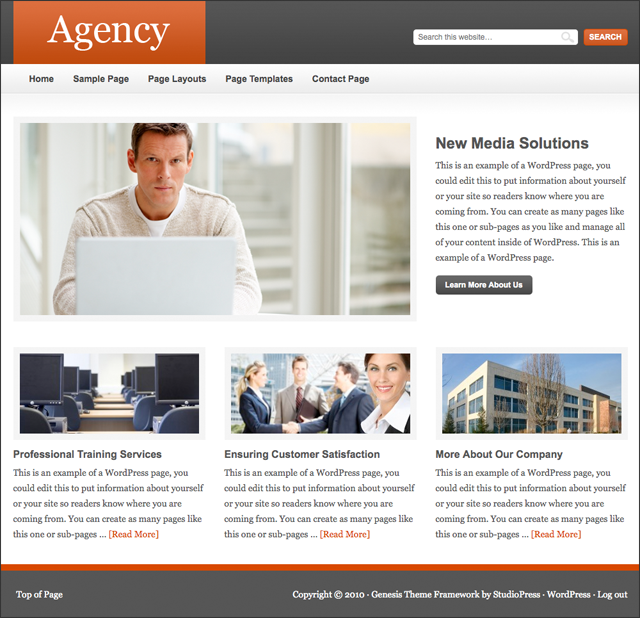 Agency Child Theme