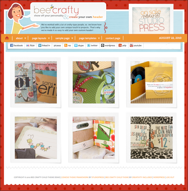 Bee Crafty Child Theme