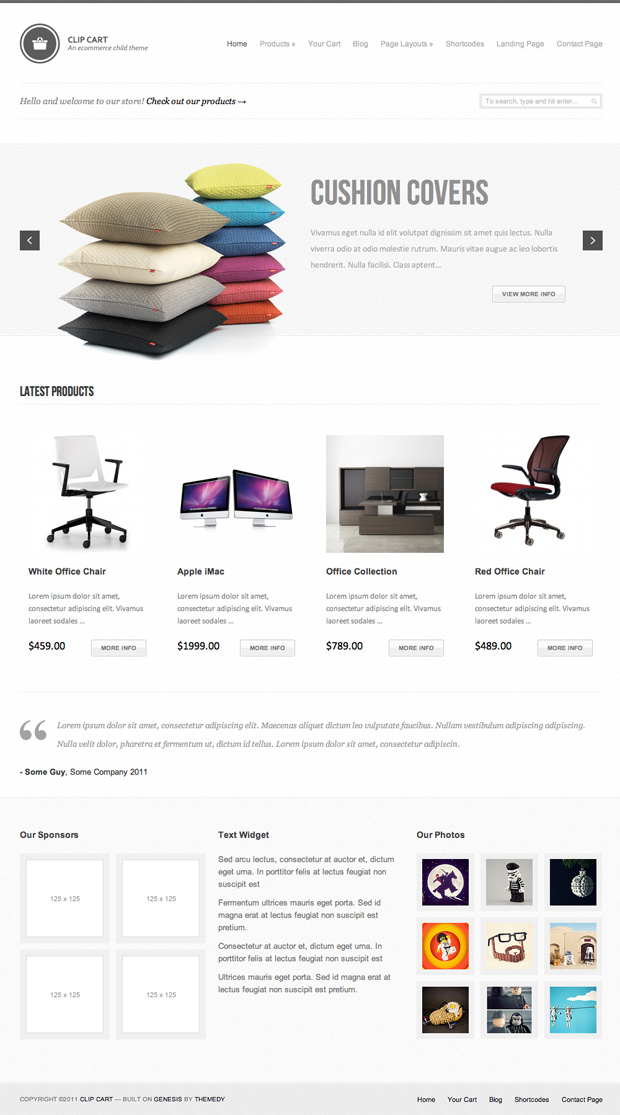 Clip Cart Child Theme