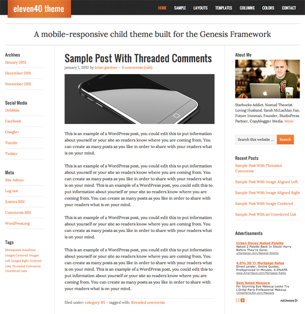 eleven40 Child Theme