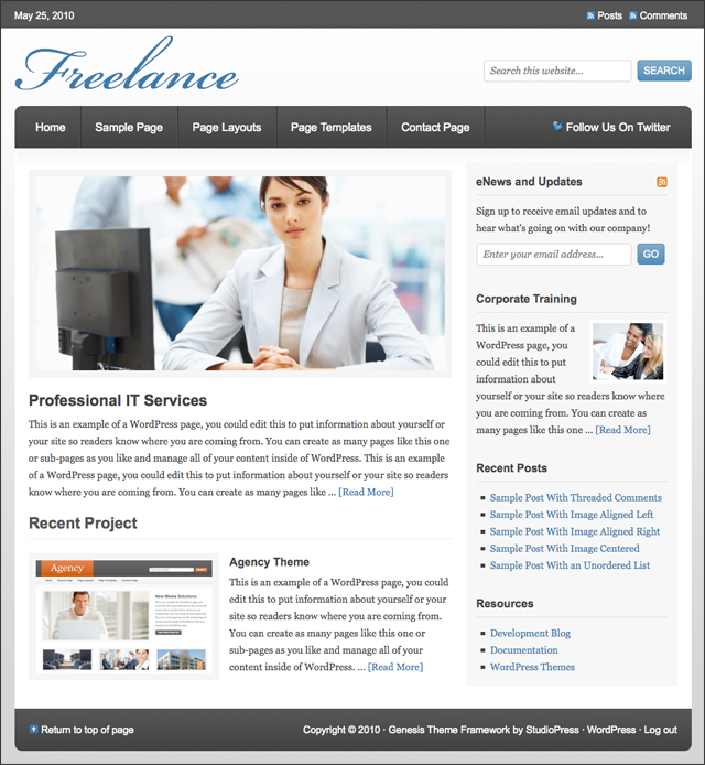 Freelance Child Theme