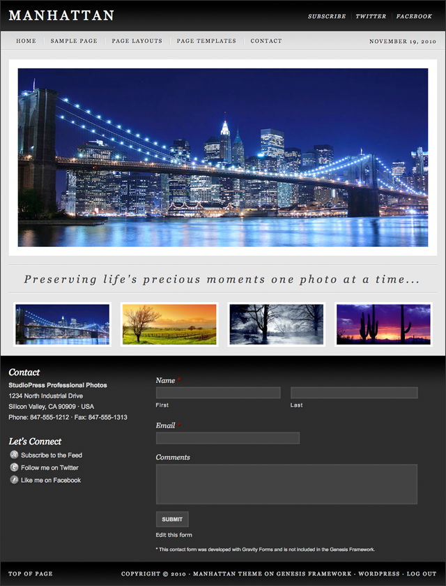 Manhattan Child Theme