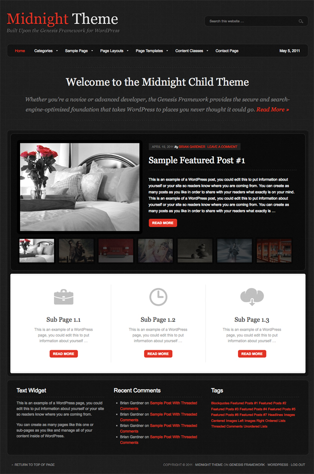 Midnight Child Theme
