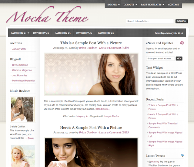Mocha Child Theme