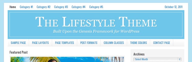 Lifestyle Child theme for Genesis Framework