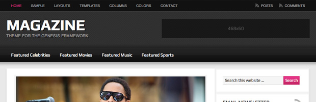 Magazine Child theme for Genesis Framework