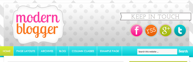 Modern Blogger Child theme for Genesis Framework