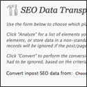 SEO Data Transporter Plugin