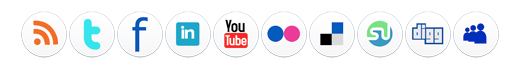 Social Profiles Widget - Circles Icon Pack
