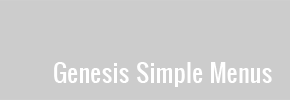 Genesis Simple Menus Plugin