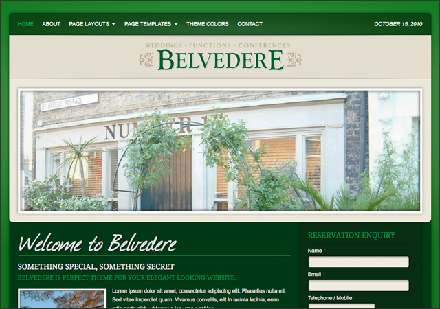 Belvedere Child Theme for Genesis Framework