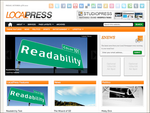LocalPress Child Theme for Genesis Framework