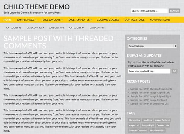 24k Child Theme for Genesis Framework