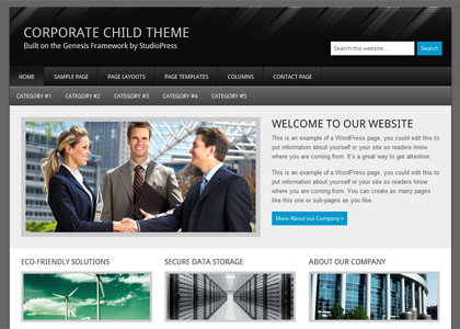 Corporate Child Theme