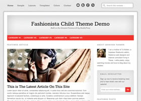 Fashionista Child Theme