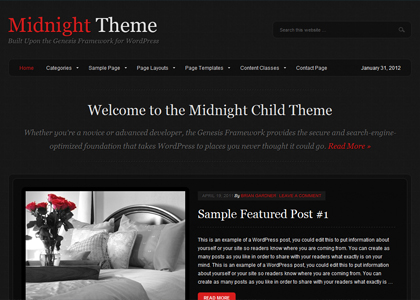 Midnight Child Theme