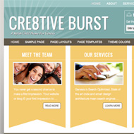 Cre8tive Burst Theme