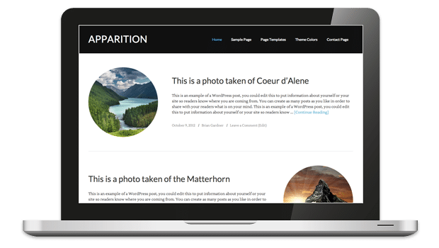 Apparition Child Theme