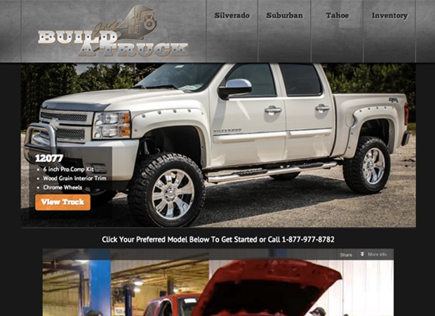 Build a gmc truck online
