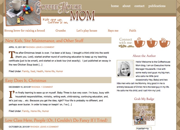 Coffee House Mom