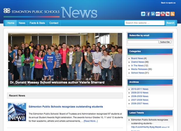 Edmonton Public Schools News