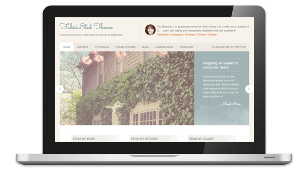 Fabric8ted Child Theme