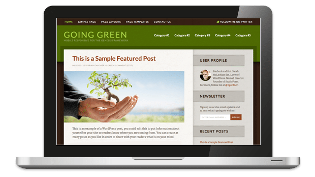 Going Green Child Theme