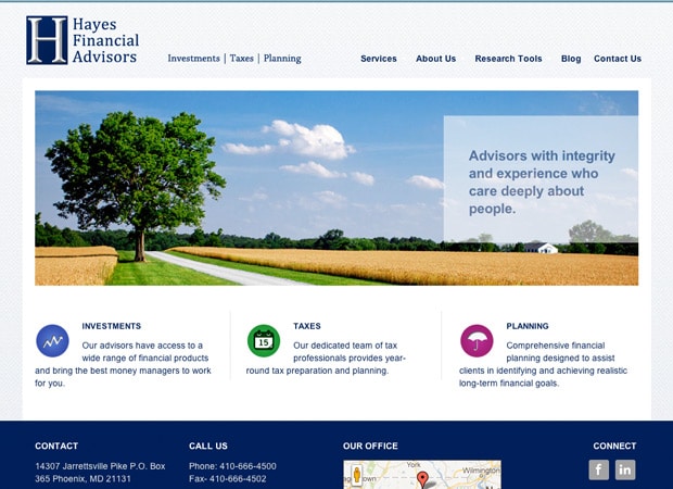 hayes financial advisors
