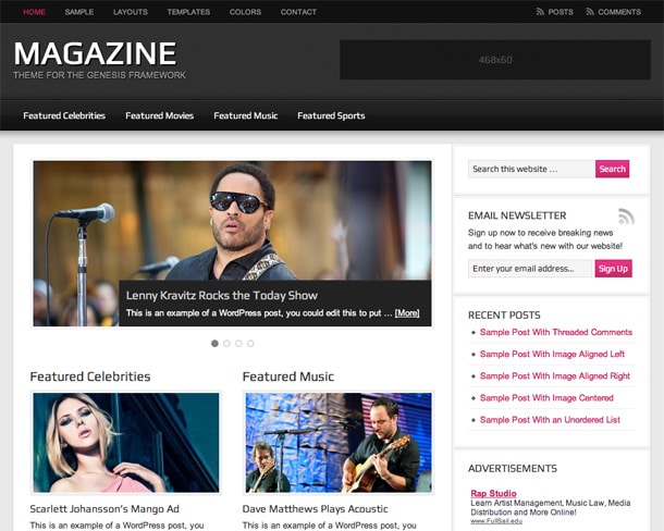 Magazine Child Theme