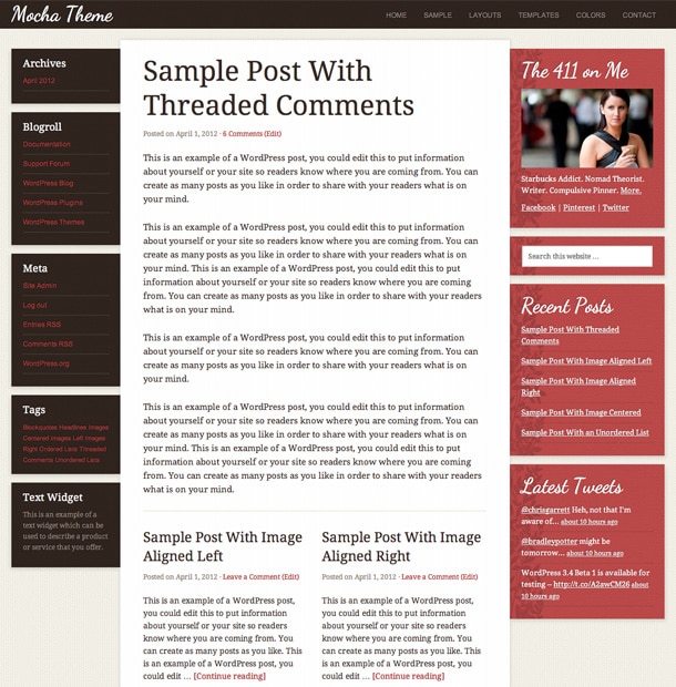 Mocha Child Theme