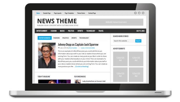 News Child Theme