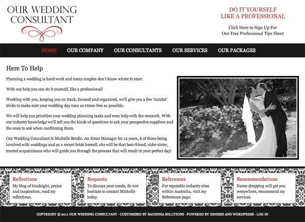 Our Wedding Consultant