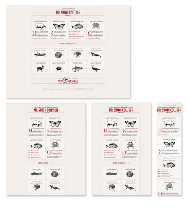 Responsive Web Design Size Chart