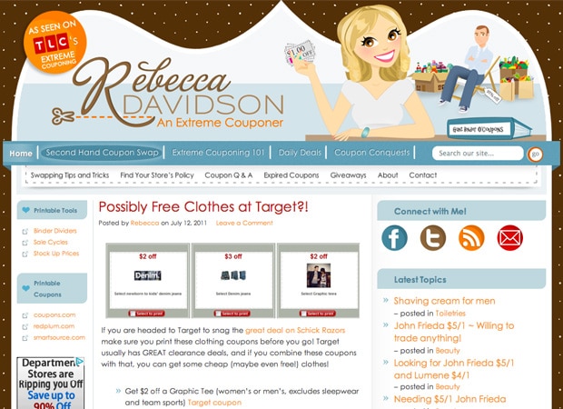 Rebecca Davidson Extreme Couponer