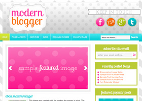 Modern Blogger Child Theme