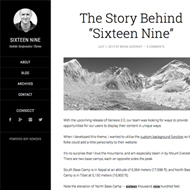 Sixteen Nine Pro Theme