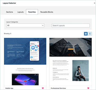 Genesis Pro Layout Selector