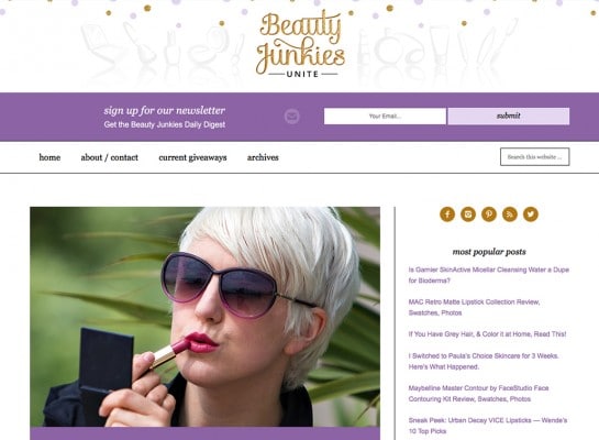 Beauty Junkies Unite