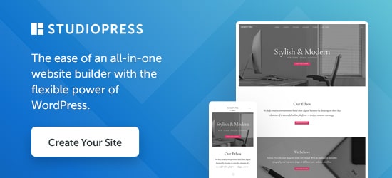 The ease of an all-in-one website builder with the flexible power of WordPress