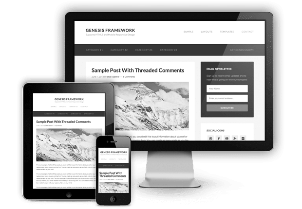 Genesis 2.0, a Mobile Responive Framework for WordPress