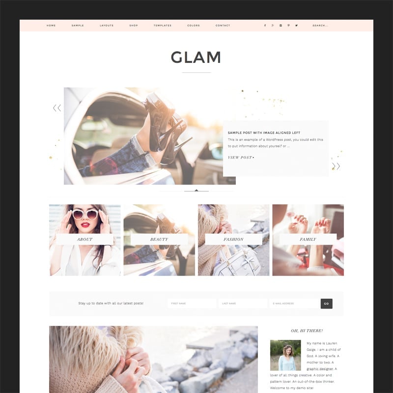 Glam Pro Theme