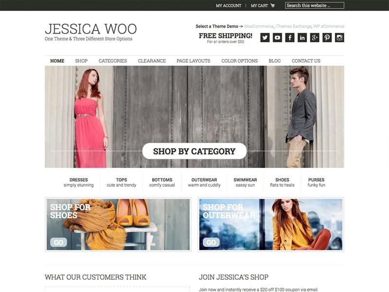 Jessica e-commerce Theme