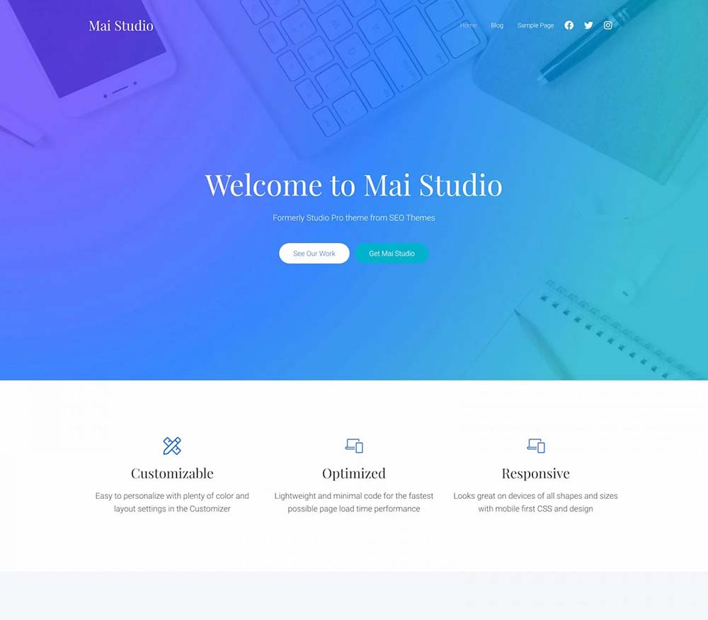 Mai Studio Theme - StudioPress