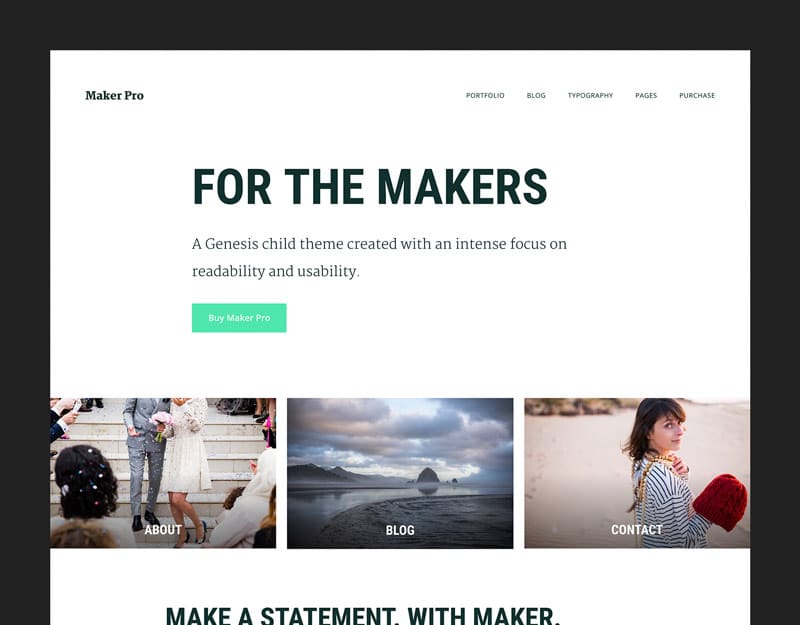 Maker Pro Theme