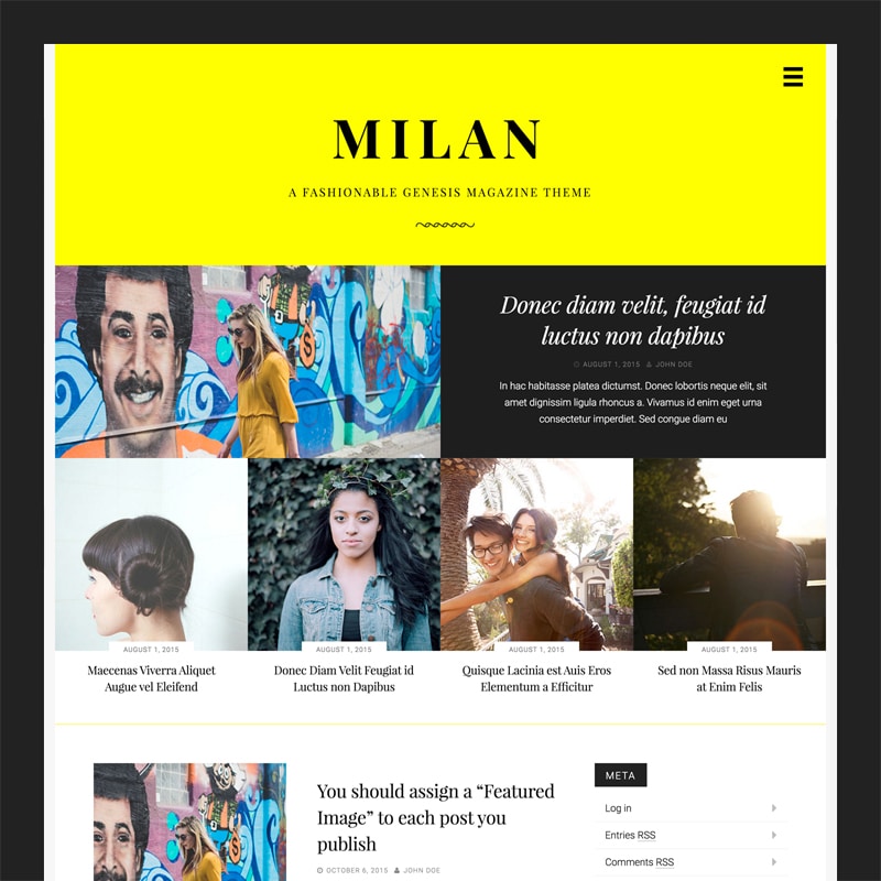 Milan Pro Theme