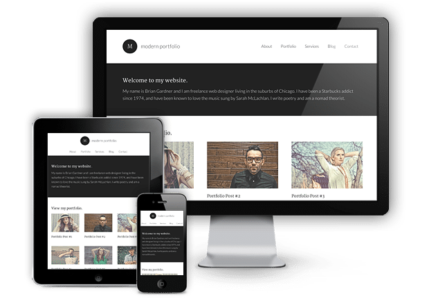 Modern Portfolio Responsive Theme