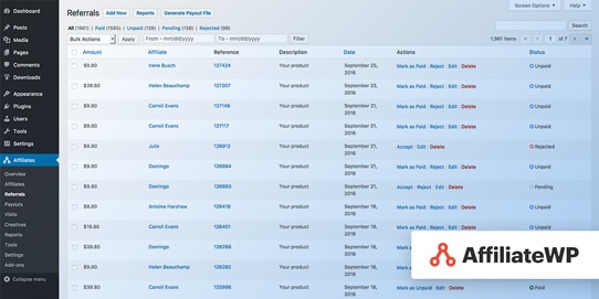 AffiliateWP