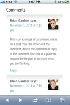 Responsive Design - Comments